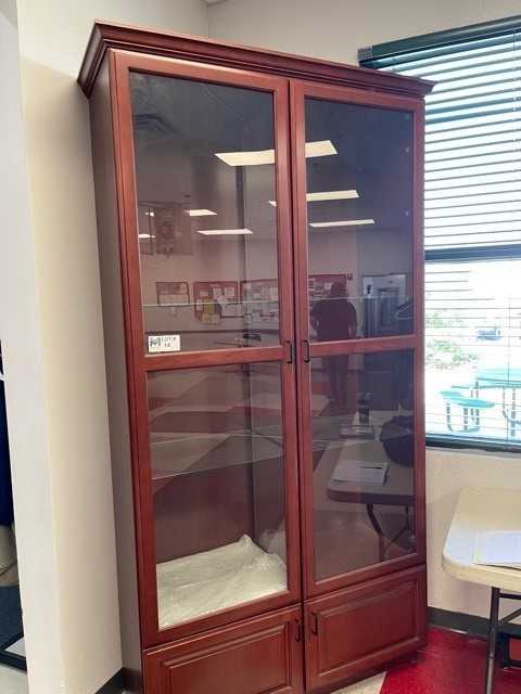 Glass front Book Case - LAB & SCIENTIFIC