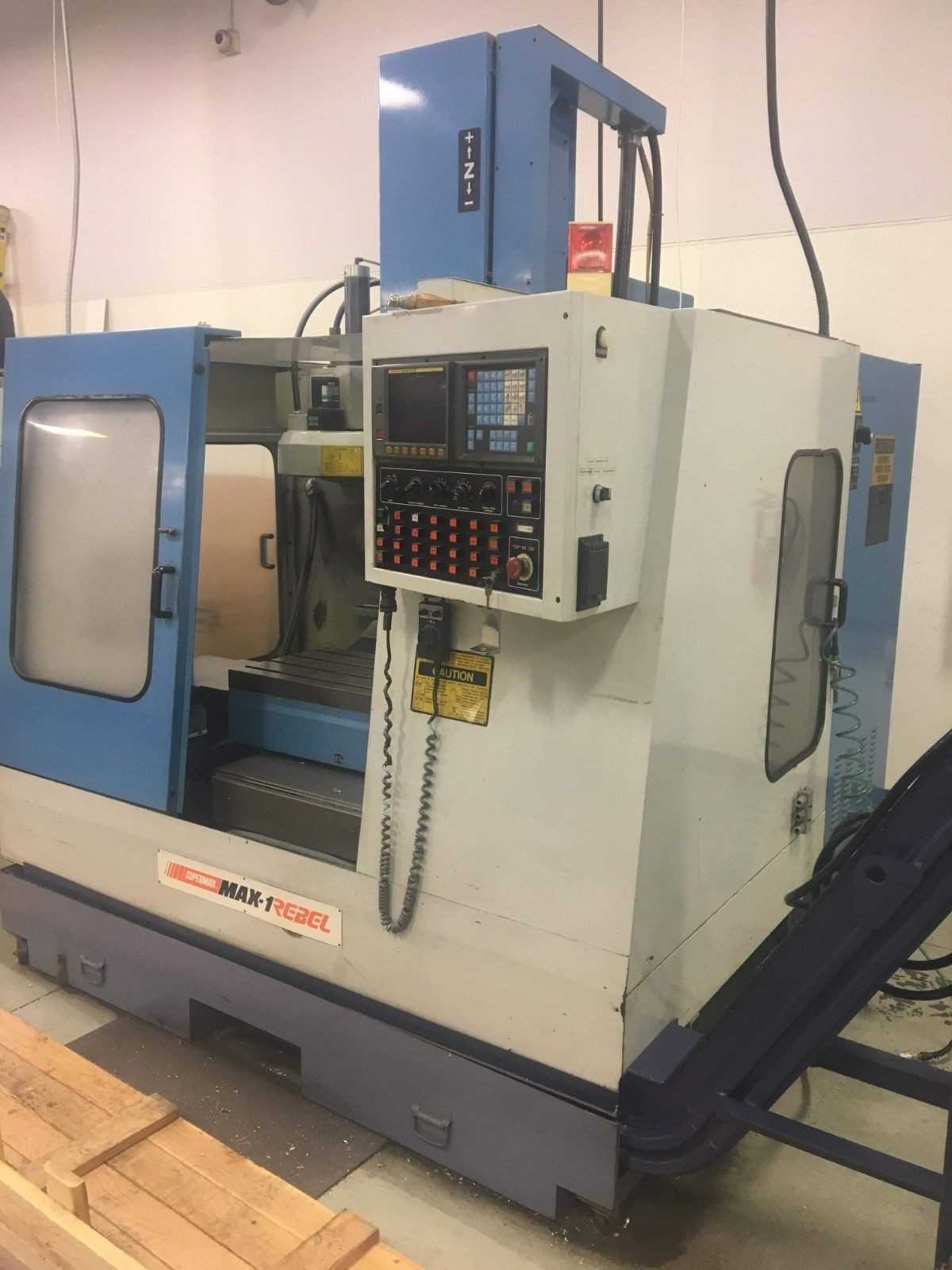 1995 Supermax Model Max 1 Rebel CNC Vertical Machining Center (Fanuc 0-M) - VERTICAL MACHINING CENTERS