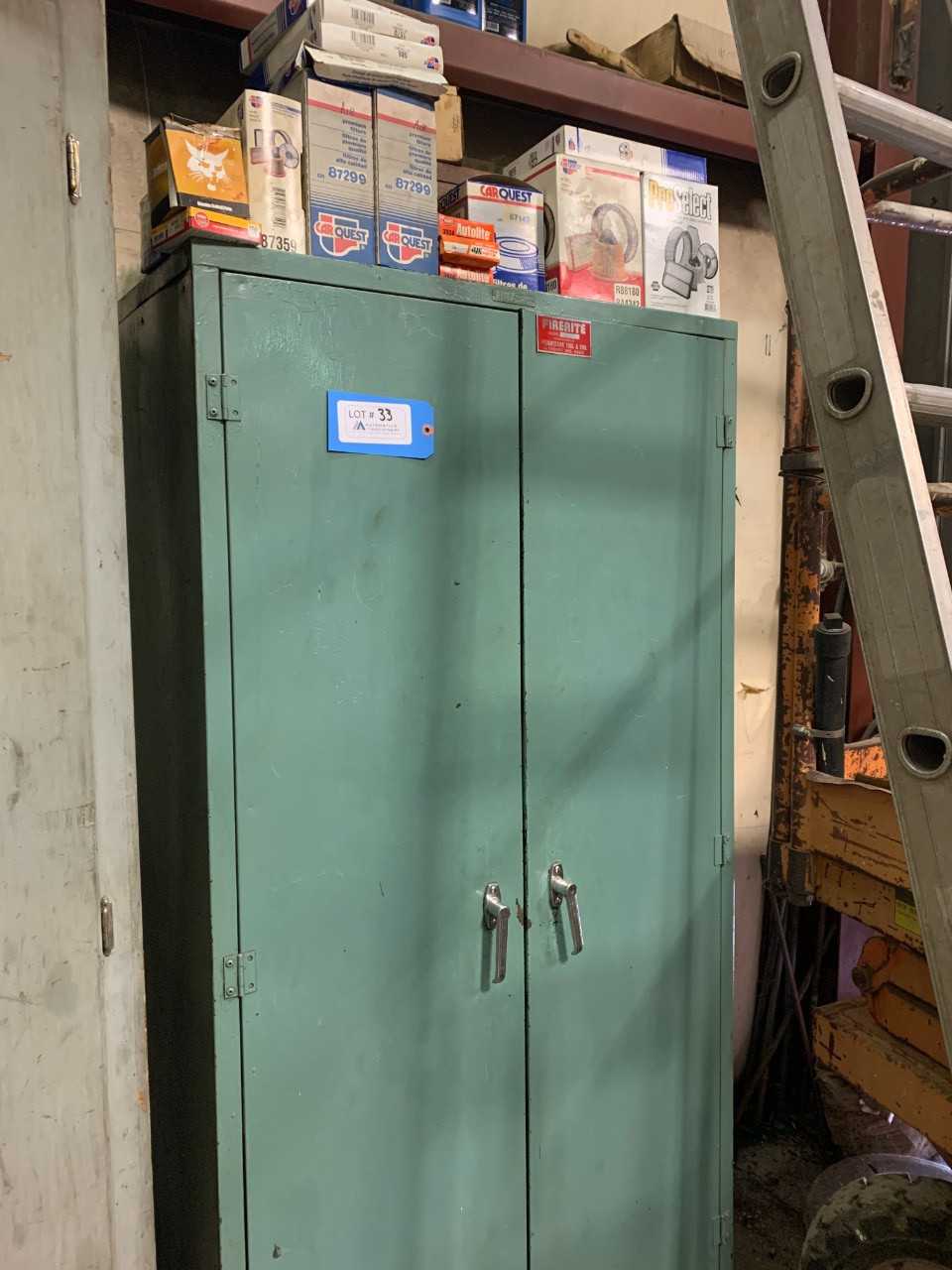 Cabinet with contents - INDUSTRIAL PARTS