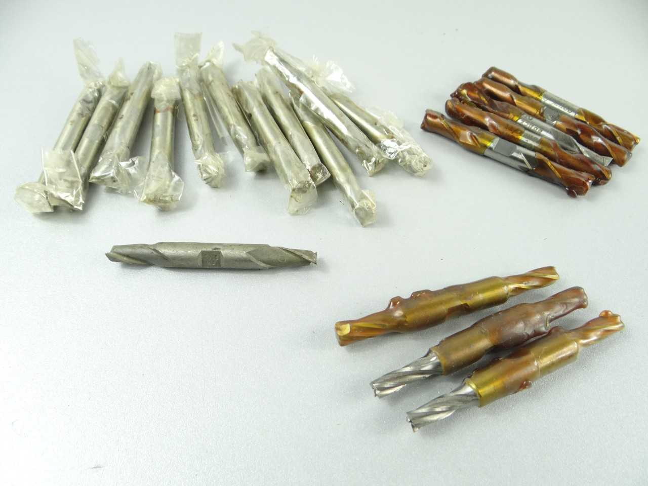 Lot of 20 New and Freshly Sharpened HSS Double End Mills - MACHINING ACCESSORIES & TOOLING