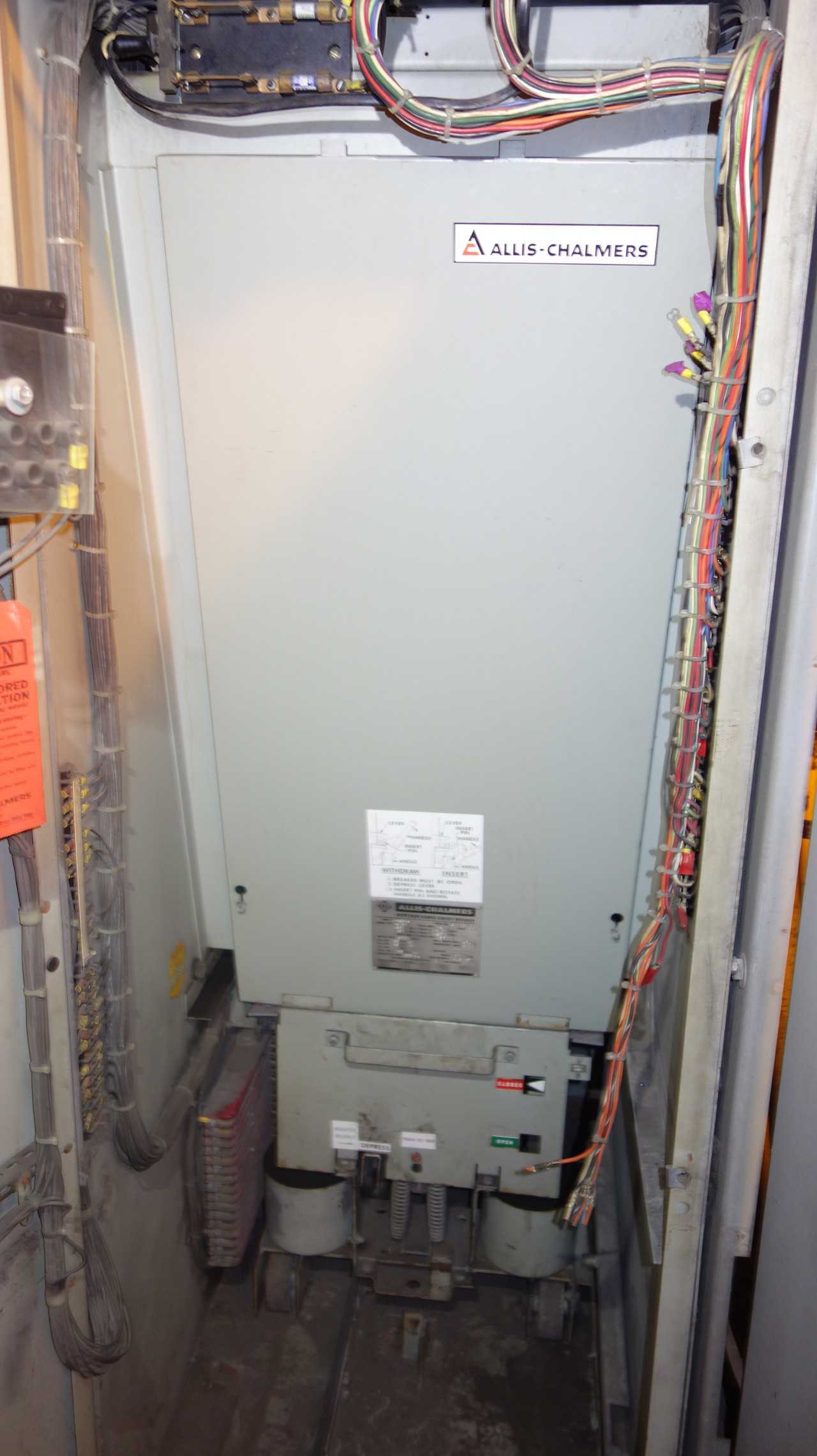 4X SECTIONS OF ALLIS CHALMERS SWITCHGEAR PANELS - AUTOMATION & CONTROLS