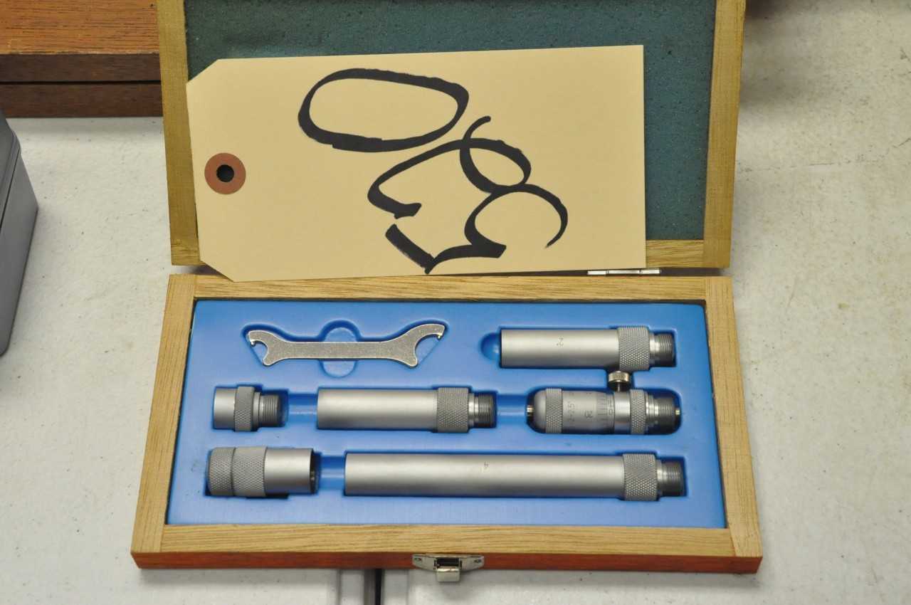Fowler Inside Micrometer Set with Case - ELECTRIC POWER TOOLS