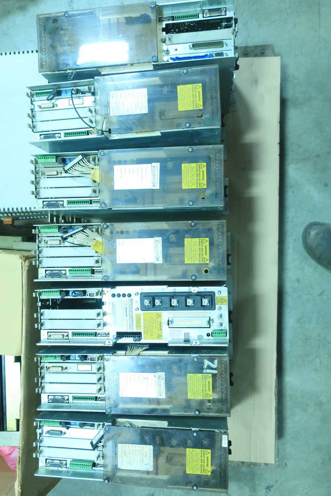 1 LOT OF ASSORTED SERVO DRIVES, CONTROL MODULE, SOME FOR PARTS ONLY - ALLEN BRADLEY, INDRAMAT - AUTOMATION & CONTROLS