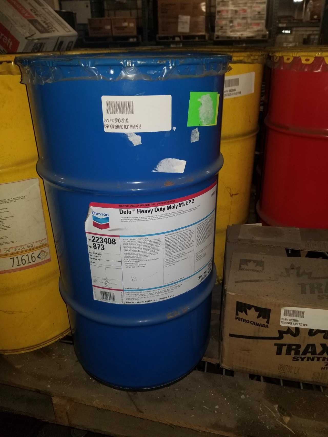 Lot of 1 Keg - CHEVRON DELO HD MOLY 5% EP2 120 LB KEG - MISCELLANEOUS