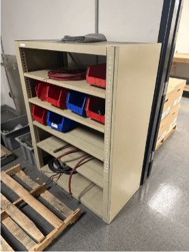 5-SHELF HEAVY DUTY TAN CABINET - TOOL STORAGE