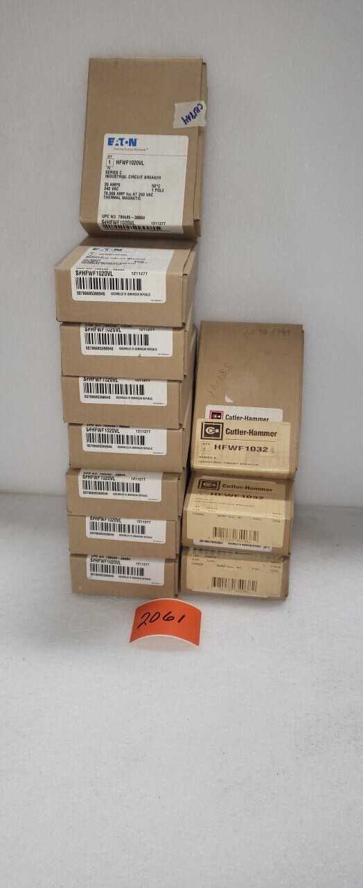 NEW SURPLUS BREAKERS FOR SALE - MISCELLANEOUS