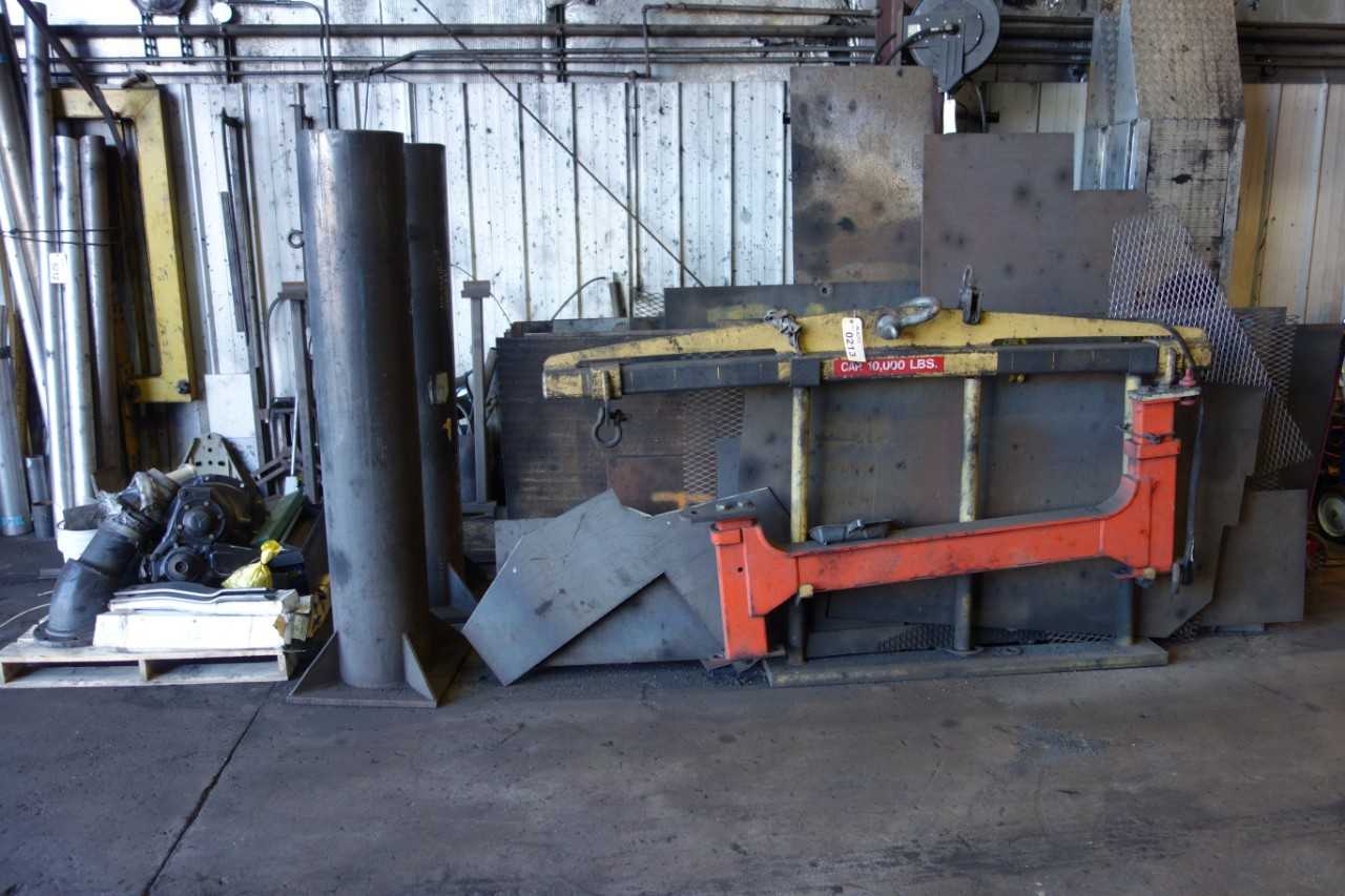 LOT OF ASSORTED STEEL, PLATES, CHATTERPLATES - ELECTRIC POWER TOOLS