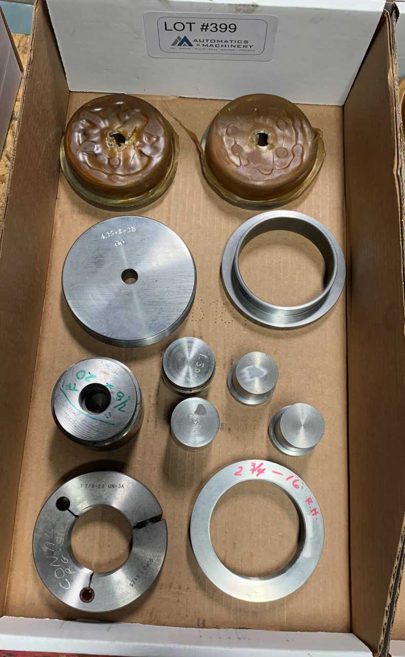Large Thread Go-No-Go Gages and Ring Gage Large Thread Go-No-Go Gages and Ring Gage