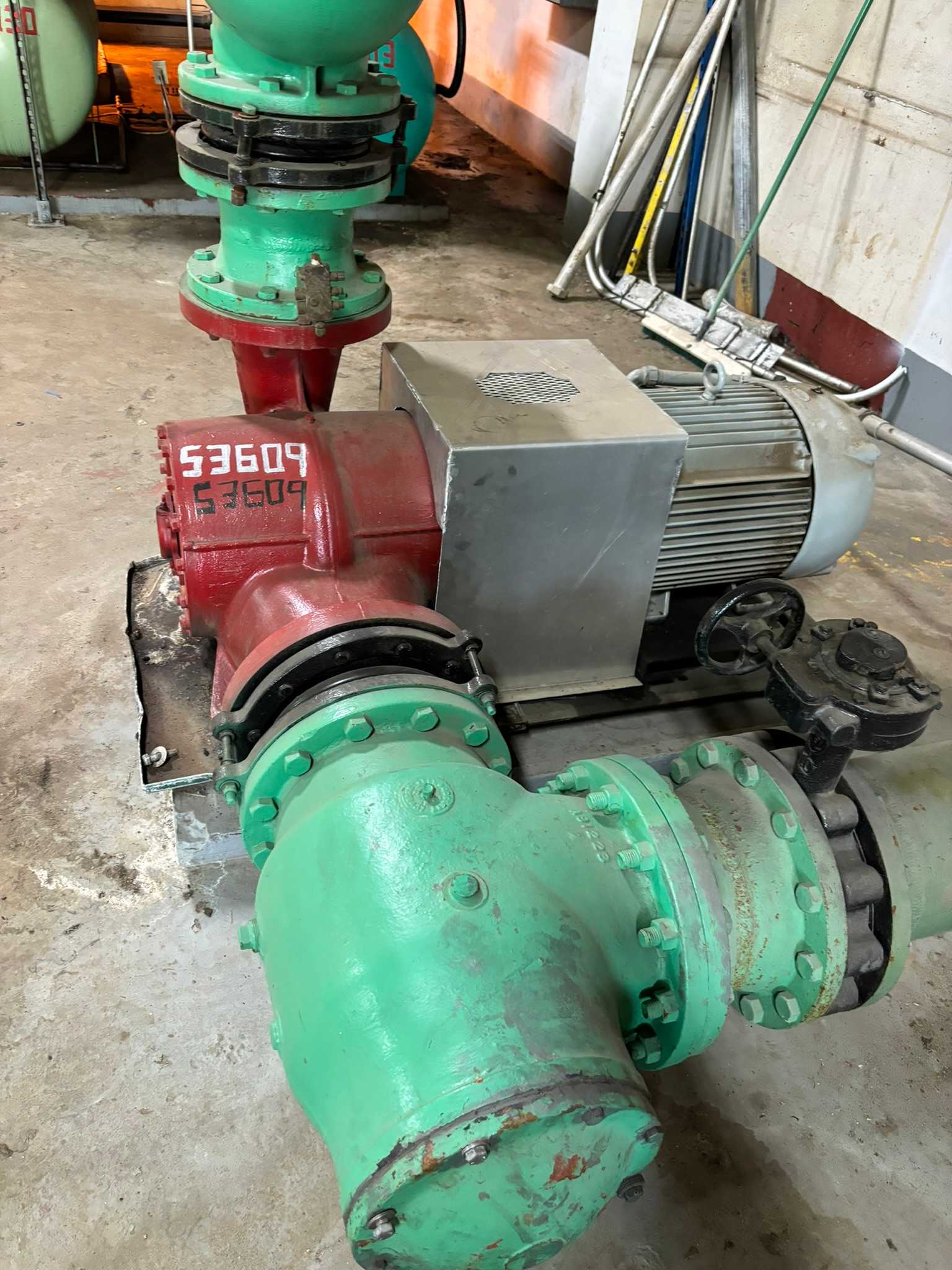 BELL & GOSSETT CONDENSATE WATER PUMP & MOTOR ASSEMBLY - PUMP & MOTOR ASSEMBLY