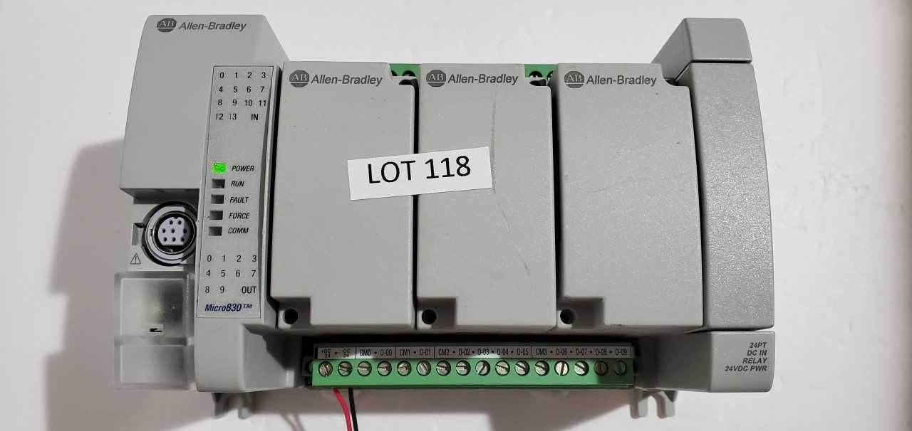 Allen Bradley Micro 830 2080-LC30-24QWB PLC - AUTOMATION & CONTROLS
