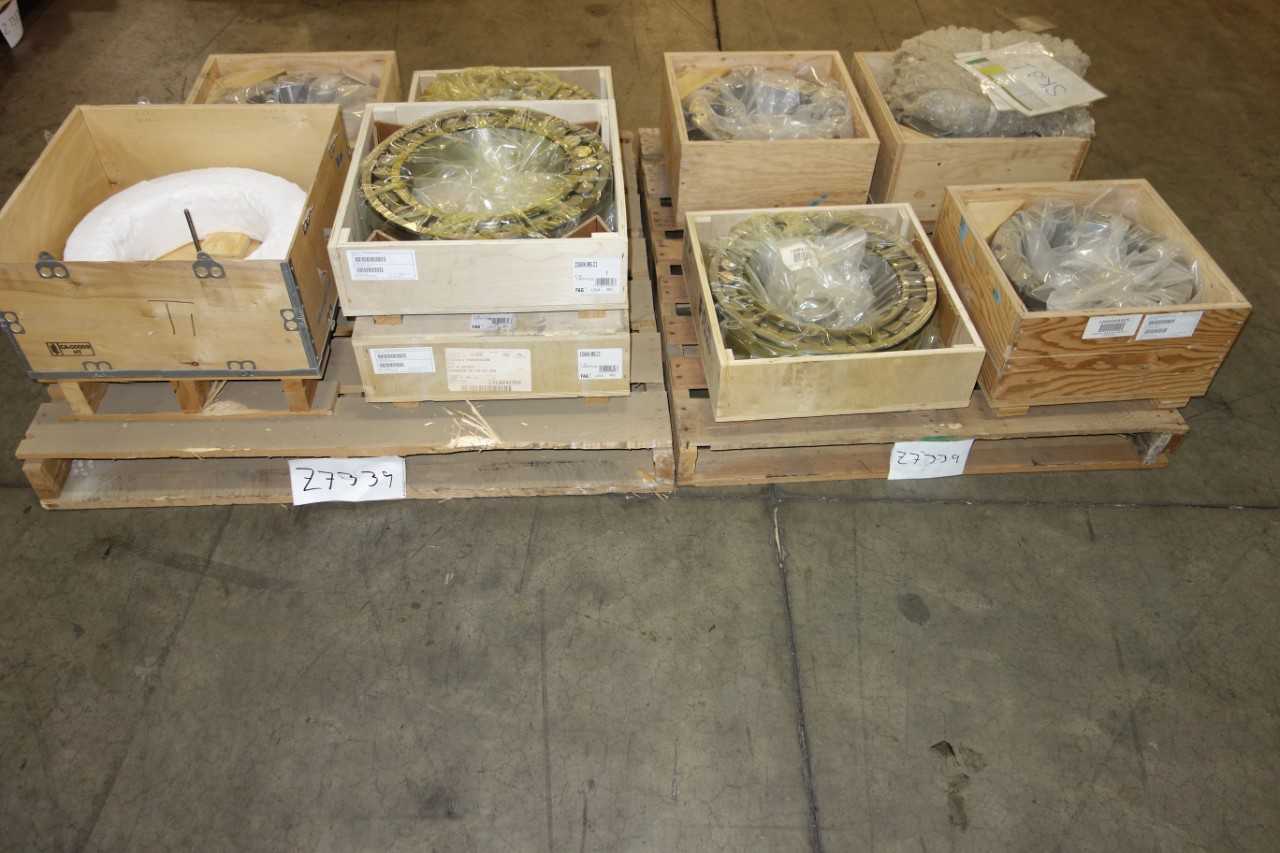 2 PALLETS OF ASSORTED ROLLER BEARINGS- SKF, FAG - BEARINGS