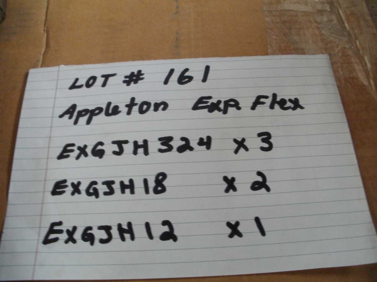 APPLETON EXP. PROOF FLEX ( EXGJH324) QTY. 3 ( EXGJH18) QTY. 2 ( EXGJH12) QTY.1 - PANELBOARDS