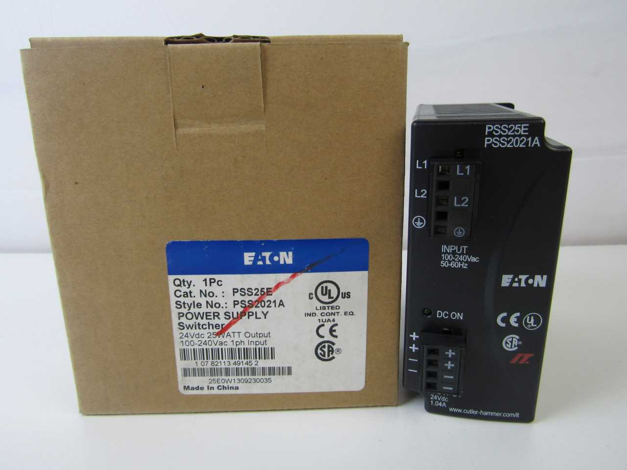 Quantity 1 of Eaton PSS25E Power Supply 1A - ELECTRICAL COMPONENTS