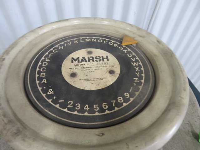 Marsh Stencil Machine - MISCELLANEOUS