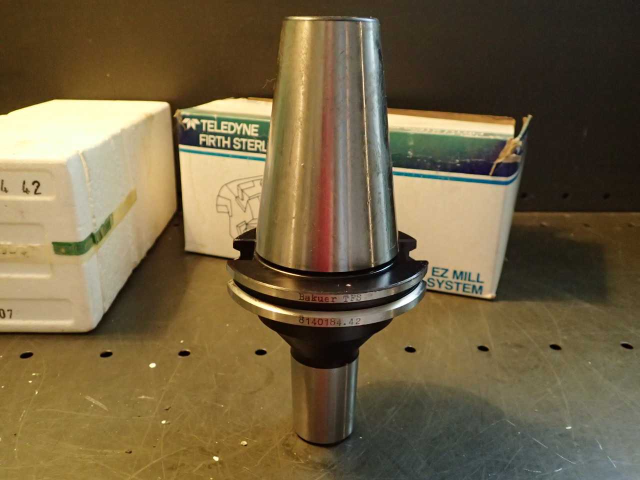 NEW! Teledyne EZ Mill Jacobs Taper #5 Chuck Arbor, JT5 CAT-50 Taper Shank - MACHINING ACCESSORIES & TOOLING