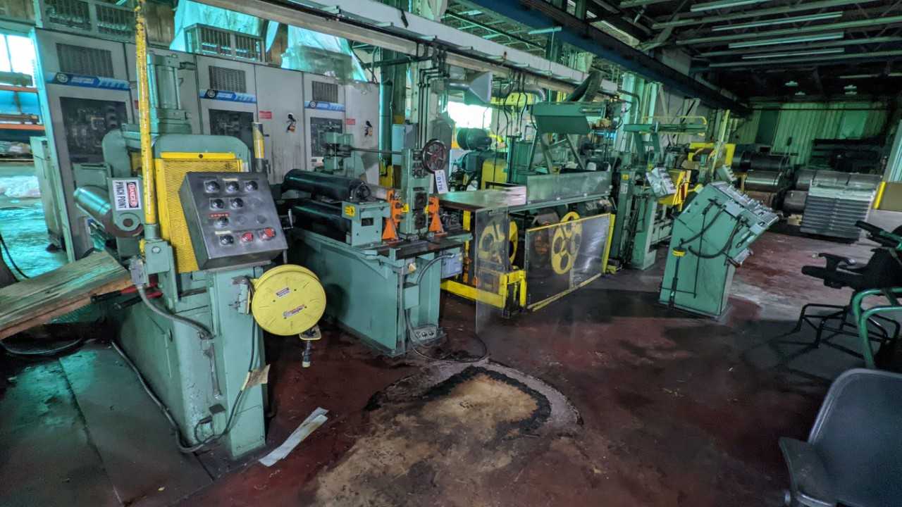 Slitter Arbour unit with braner scrap winder and take up unit. With control panel - PROCESS EQUIPMENT