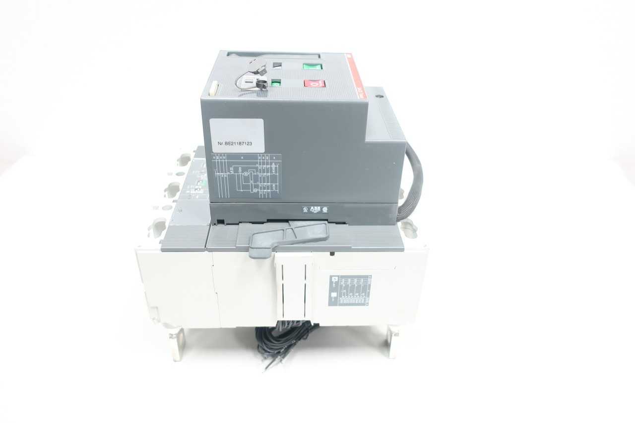ABB SACE T6N 800 T6N600BR-M2A3S8 TMAX PR221DS 3P 600A AMP 600V-AC MOLDED CASE CIRCUIT BREAKER - CIRCUIT BREAKERS