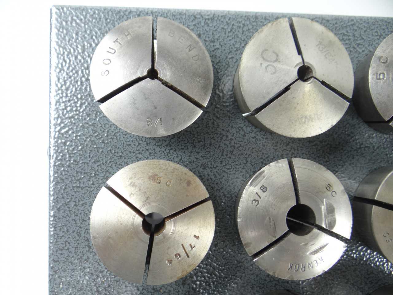 Lot of 27 5C Collets With New 30 Position Rack - MISCELLANEOUS