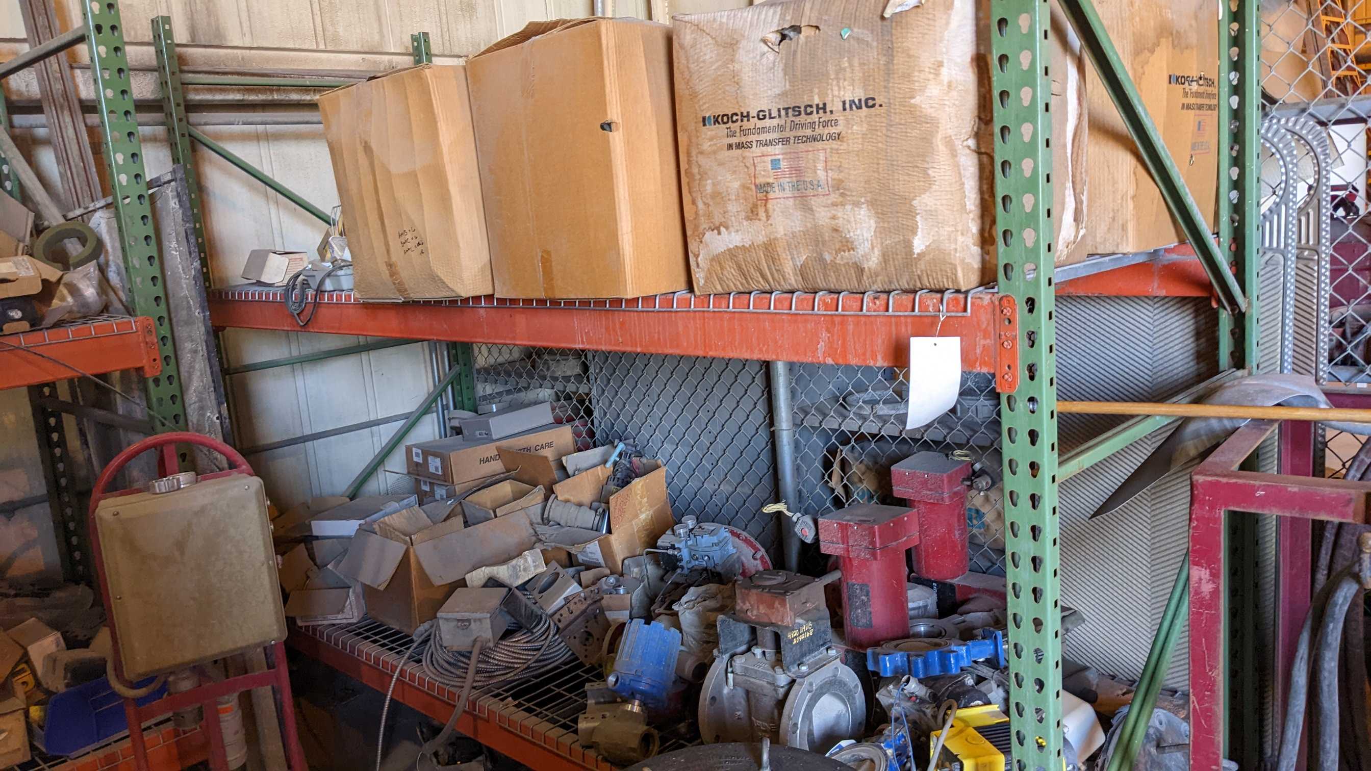 CONTENTS OF CAGE - INDUSTRIAL PARTS
