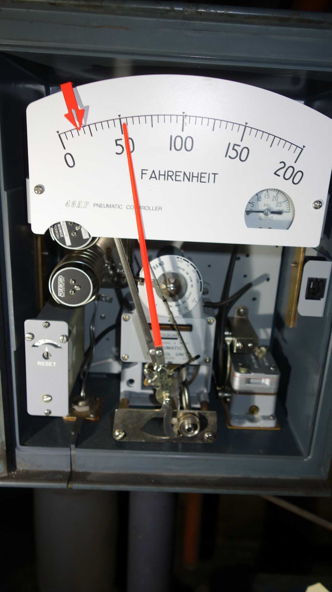 FOXBORO 43AP-FA42D PNEUMATIC CONTROLLER - AUTOMATION & CONTROLS