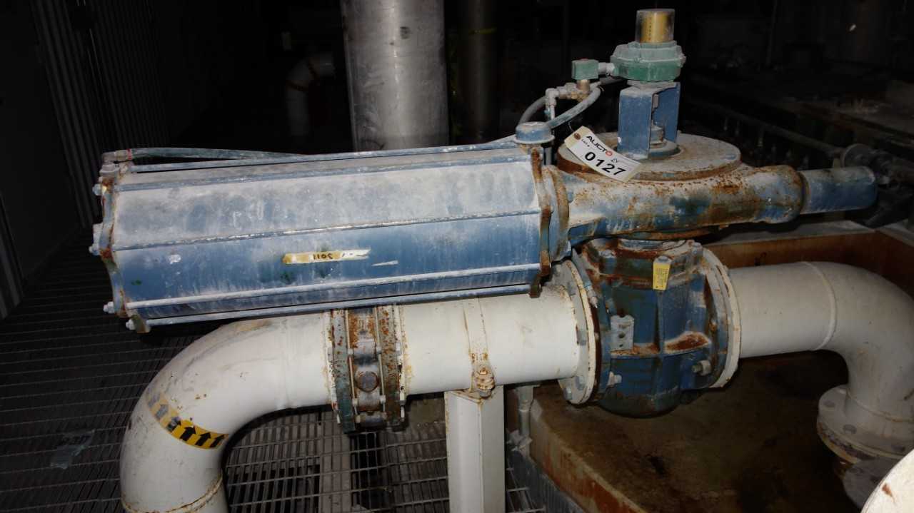 LOT OF 2 8IN DEZURIK STEEL PLUG VALVES - VALVES