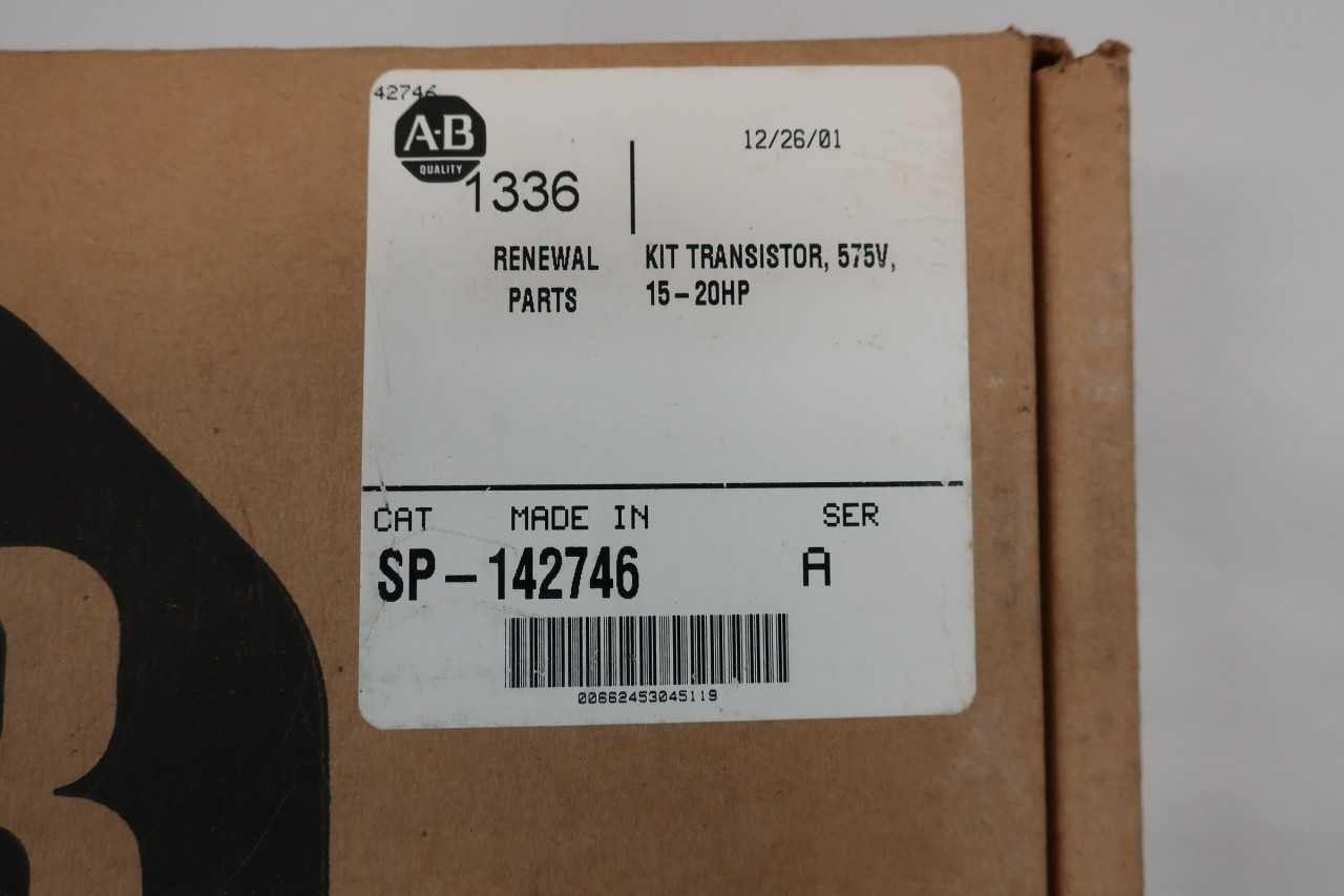 ALLEN BRADLEY SP-142746 TRANSISTOR KIT 575V 15-20HP - AUTOMATION & CONTROLS