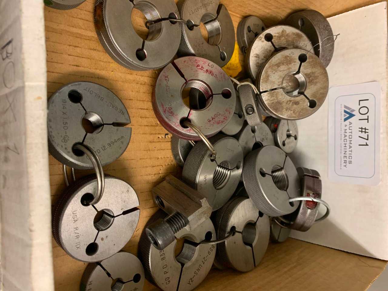 Precision Thread Measuring Gages - ELECTRIC POWER TOOLS