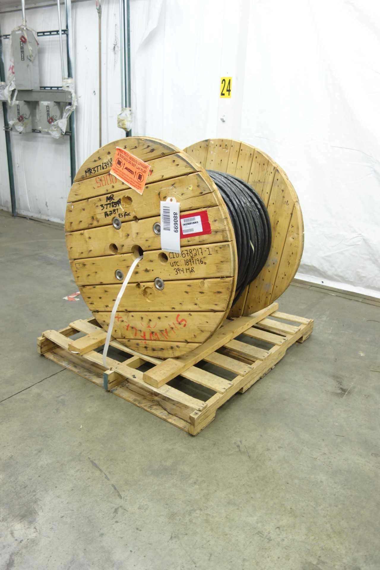 SPOOL OF 4B021M160710008 SHAWCOR COATED DIRECT BURIAL CABLE WIRE - ELECTRICAL COMPONENTS