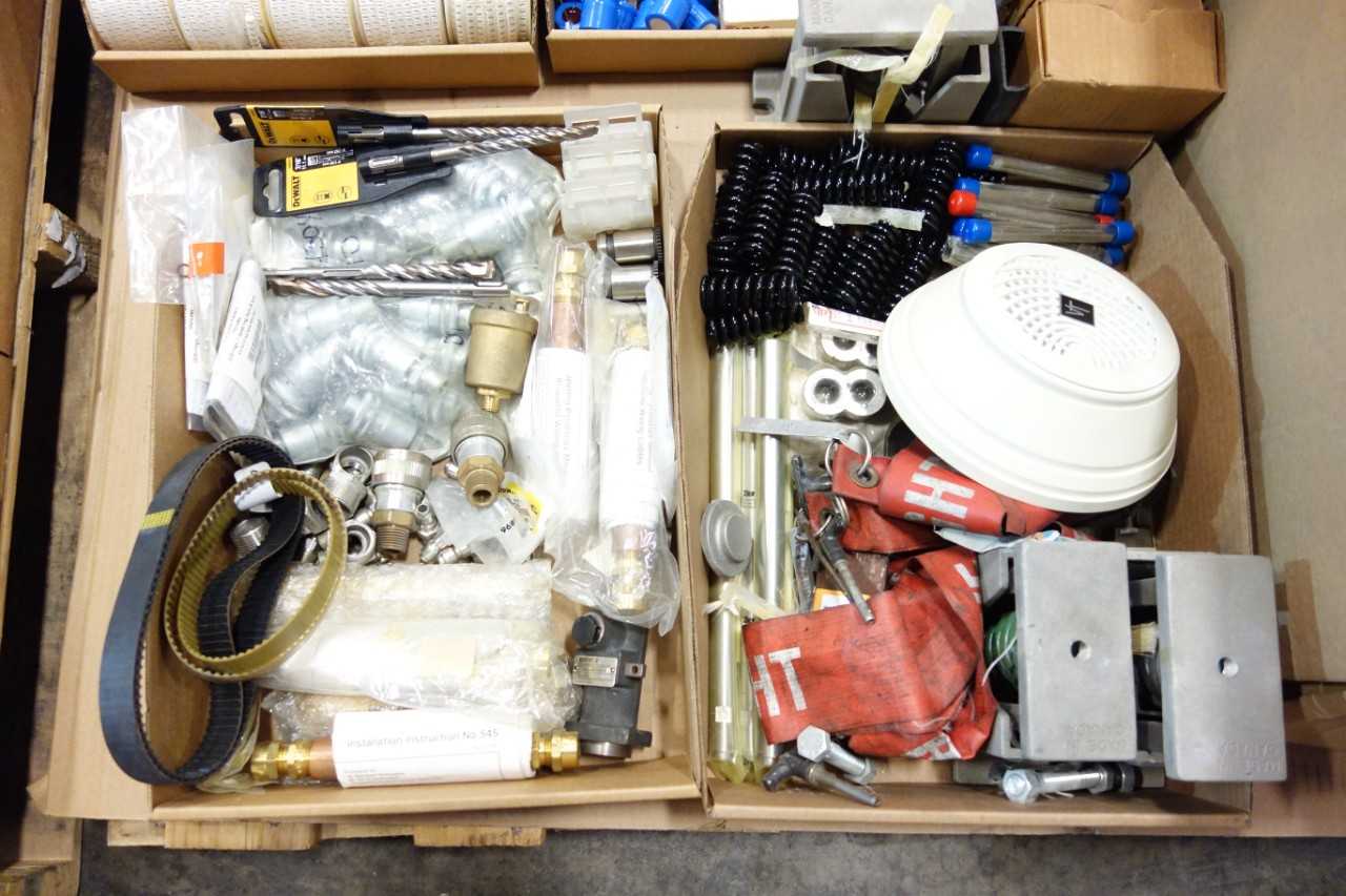 4 PALLETS OF ASSORTED MISCELLANEOUS INDUSTRIAL SURPLUS - ELECTRICAL COMPONENTS