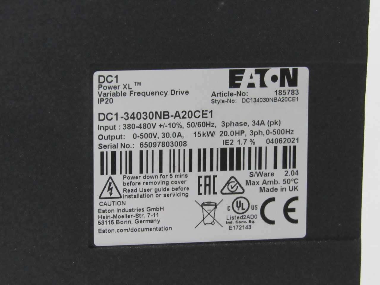 EATON DRIVE - MISCELLANEOUS