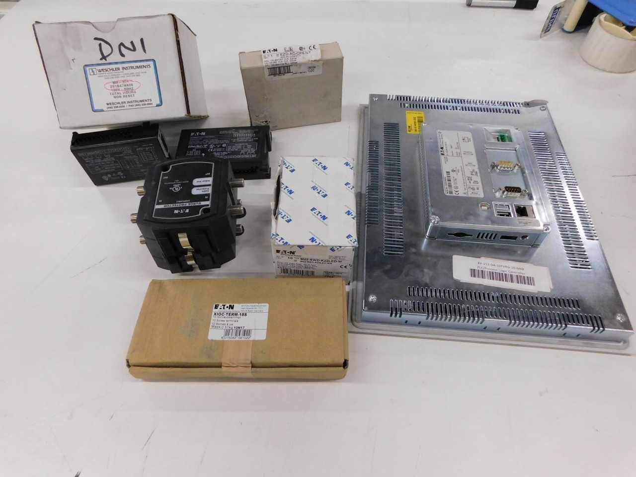 Lot of Quantity 9x Misc Items, PLC's, Meters, SPD's - ELECTRIC POWER TOOLS