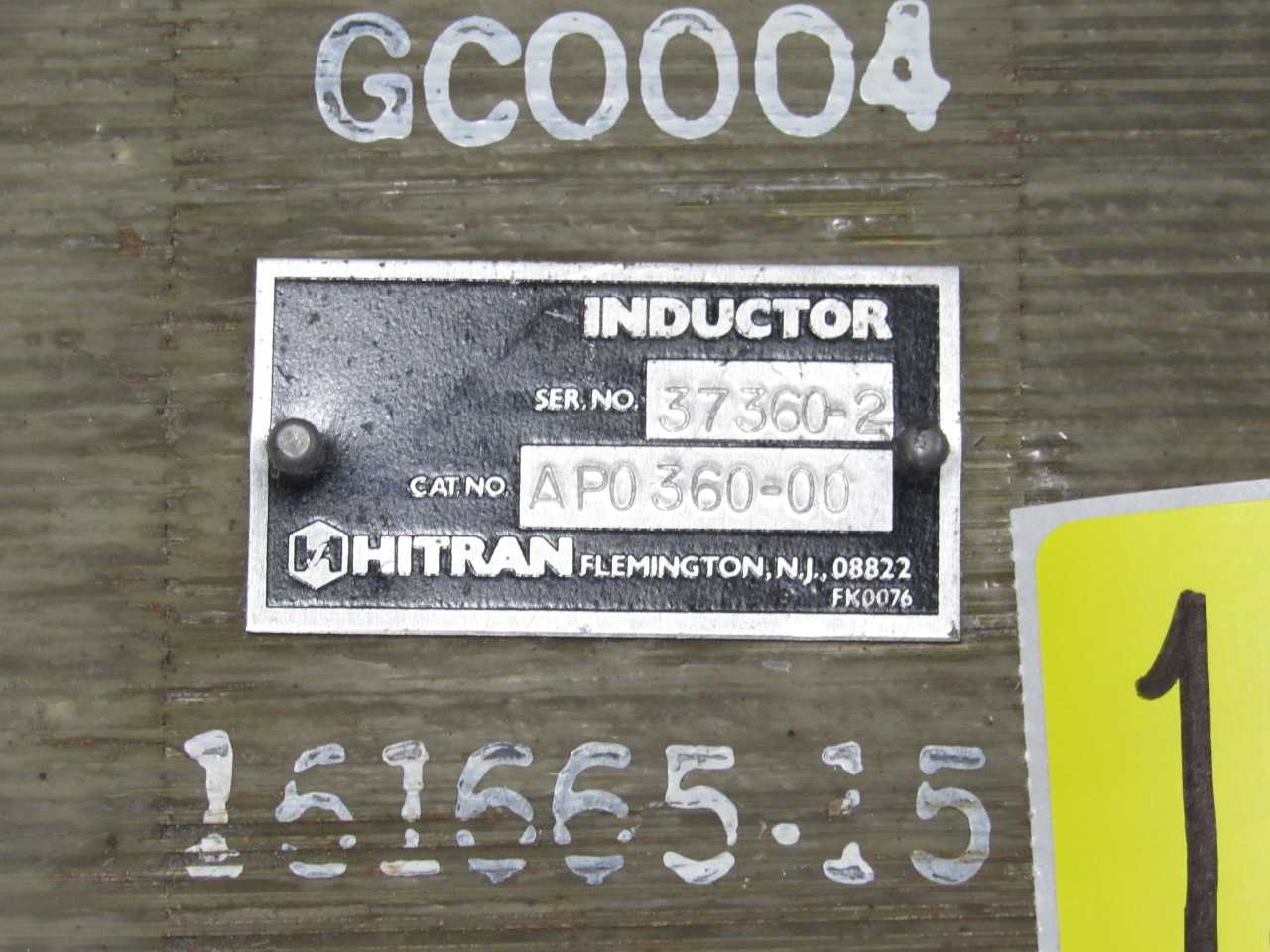 Hitran/Inductor Transformer - CONTROL TRANSFORMERS