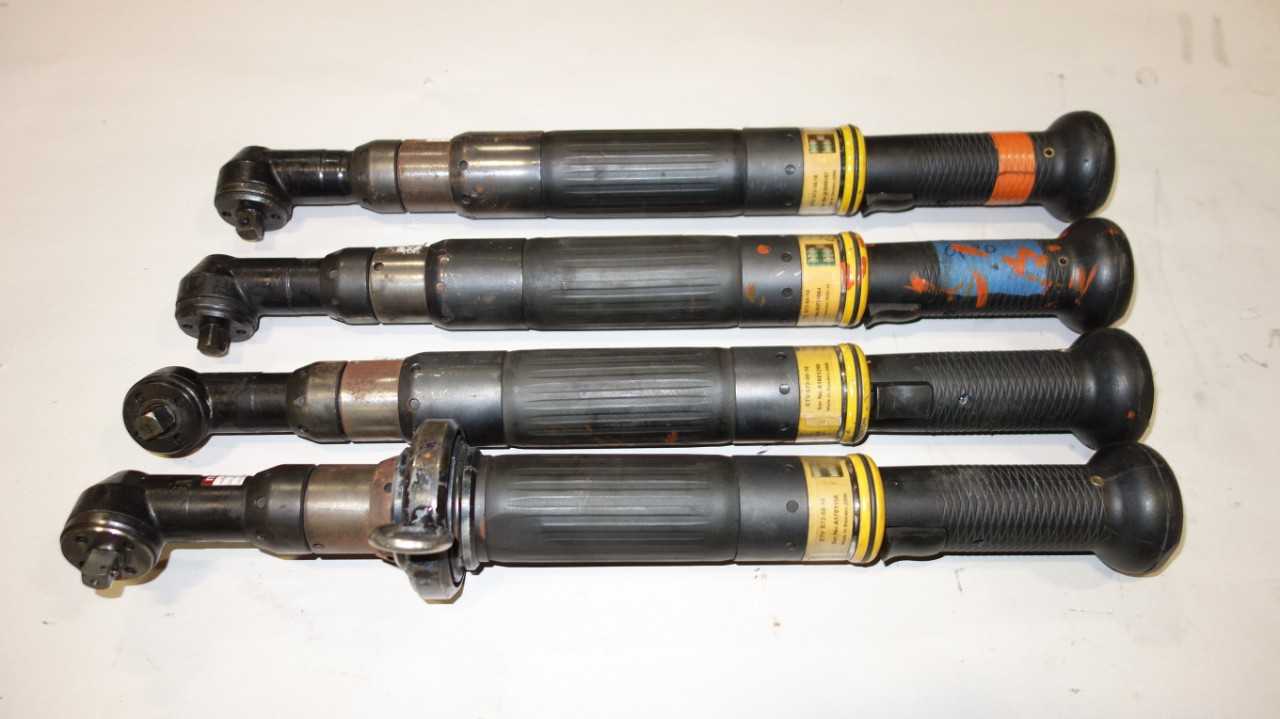 LOT OF 4 ATLAS COPCO ETV S72-50-10 ELECTRIC ANGLE NUTRUNNERS - ELECTRIC POWER TOOLS