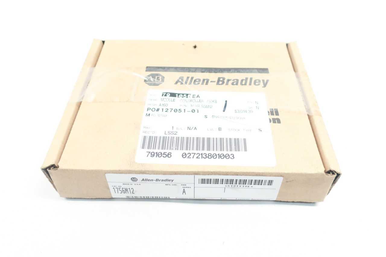ALLEN BRADLEY 1756-M12 MEMORY MODULE SER A - AUTOMATION & CONTROLS ALLEN BRADLEY 1756-M12 MEMORY MODULE SER A - AUTOMATION & CONTROLS
