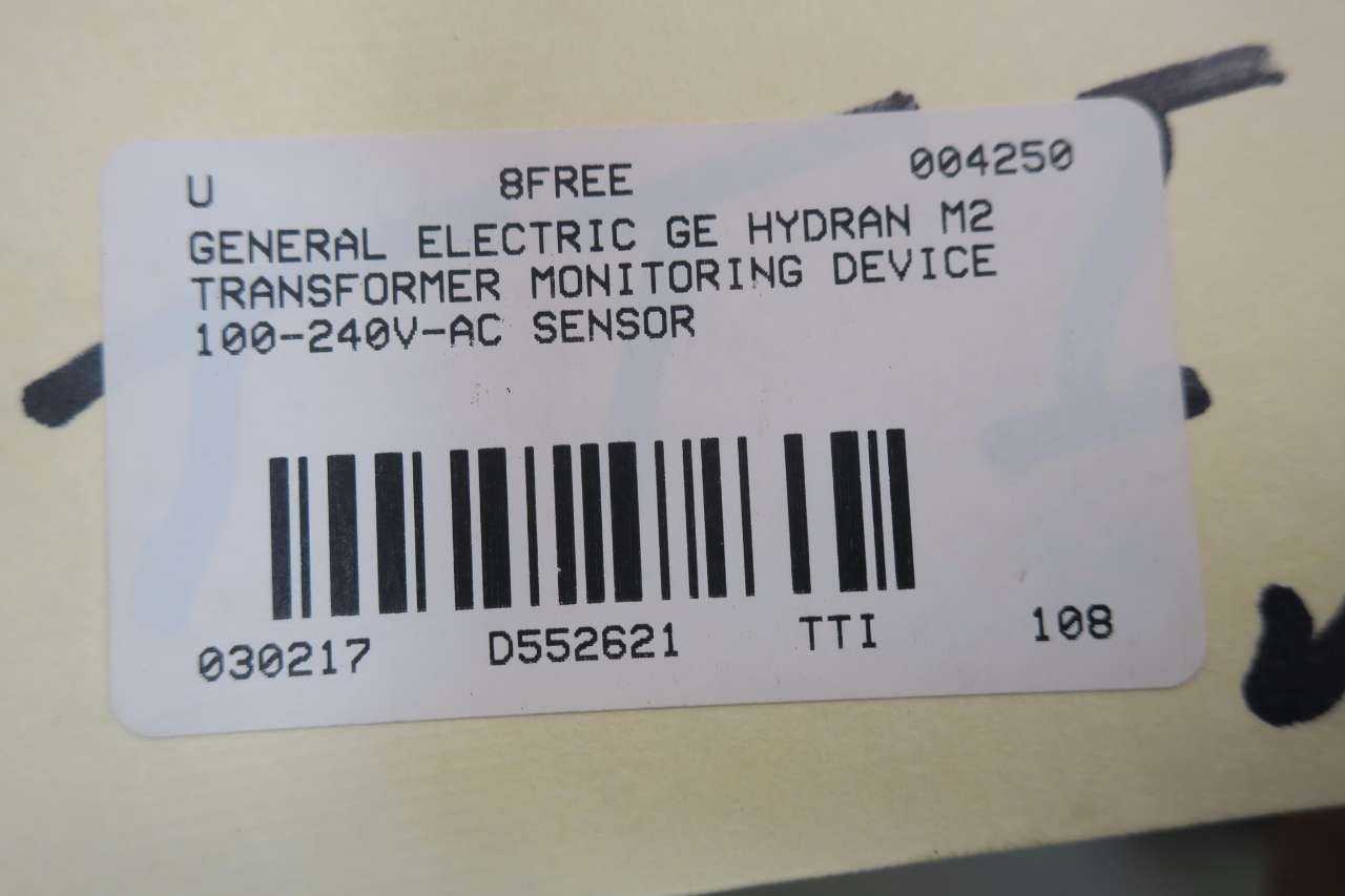 GENERAL ELECTRIC GE HYDRAN M2 100-240V-AC OTHER SENSOR - ELECTRIC MOTORS
