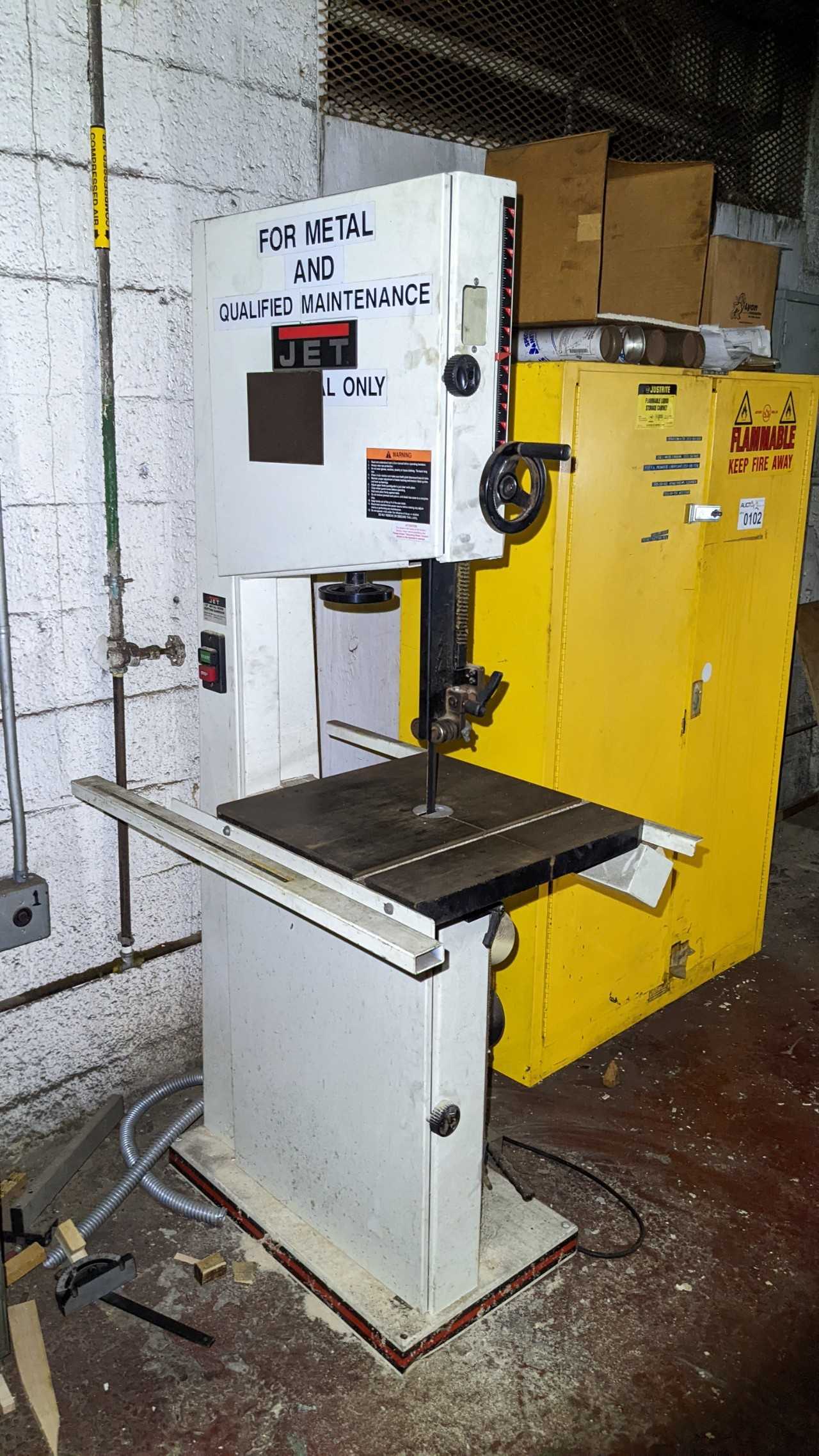 Jet 18" Metal/Wood cutting band saw model number VBS-18MW motor 1-3/4HP 115/230volt 1 phase - METAL SAWS