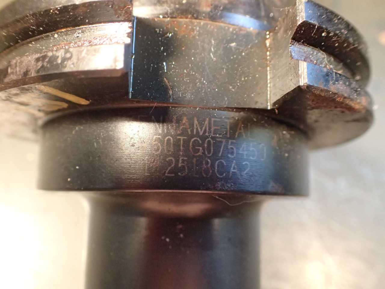 Kennametal, CV50TG075450, TG-75 Collet Chuck: CAT-50 Taper Shank - MACHINING ACCESSORIES & TOOLING