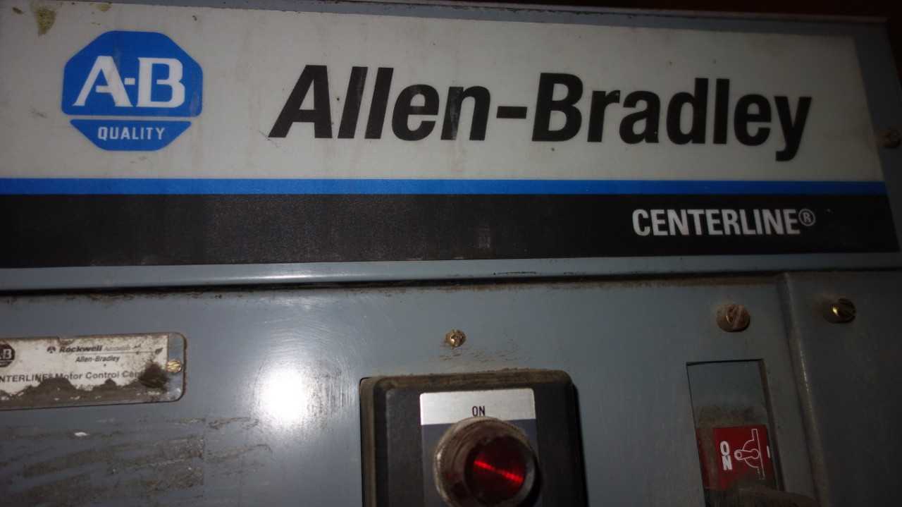 2X VERTICAL SECTIONS ALLEN BRADLEY 2100 CENTERLINE MCC MOTOR CONTROL CENTER, INCLUDES SQUARE D SY/MAX CONTROLLER MODULES, INCLUDES MCC BUCKETS - AUTOMATION & CONTROLS