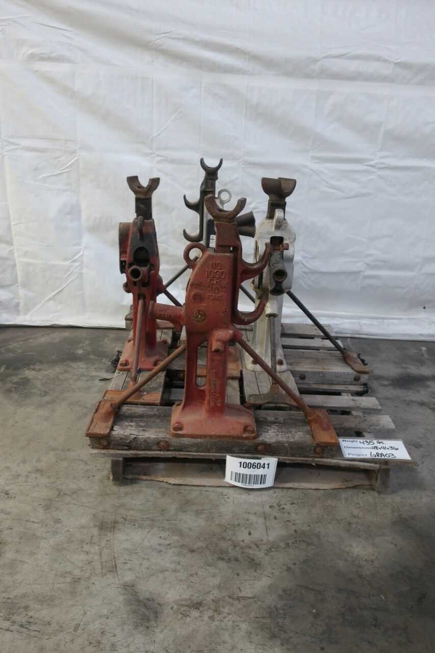 LOT OF 4 REEL JACKS, SIMPLEX, DUFF NORTON - ELECTRIC POWER TOOLS