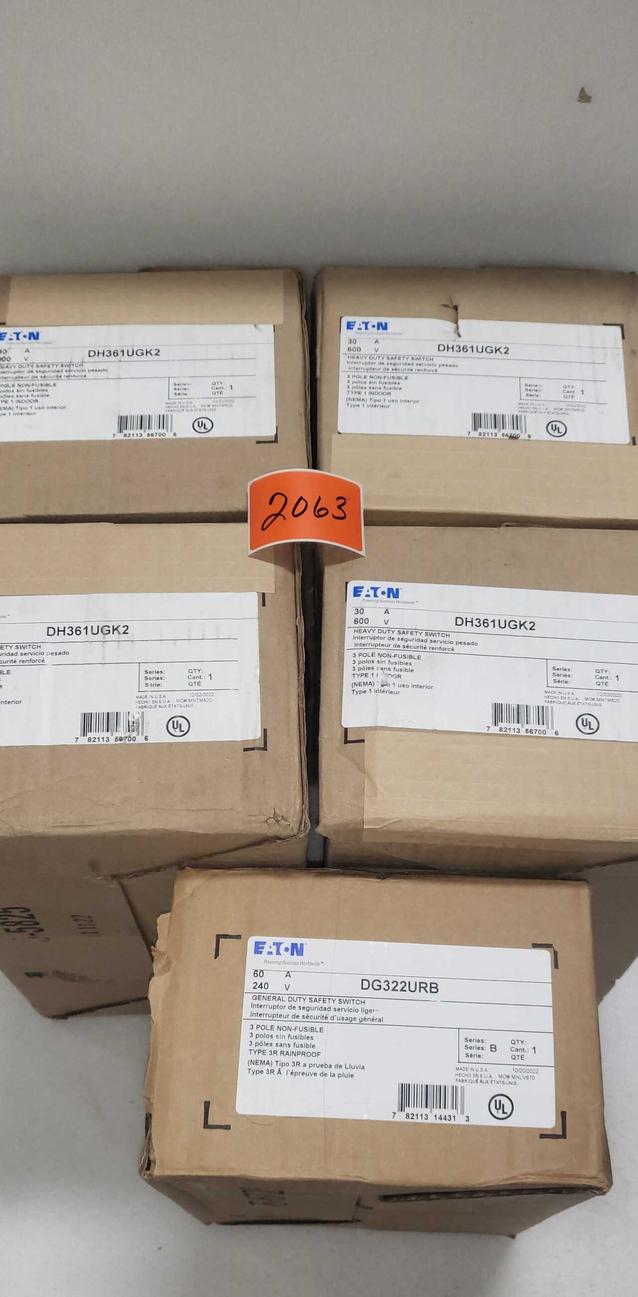 NEW SURPLUS SAFETY SWITCHES FOR SALE - MISCELLANEOUS