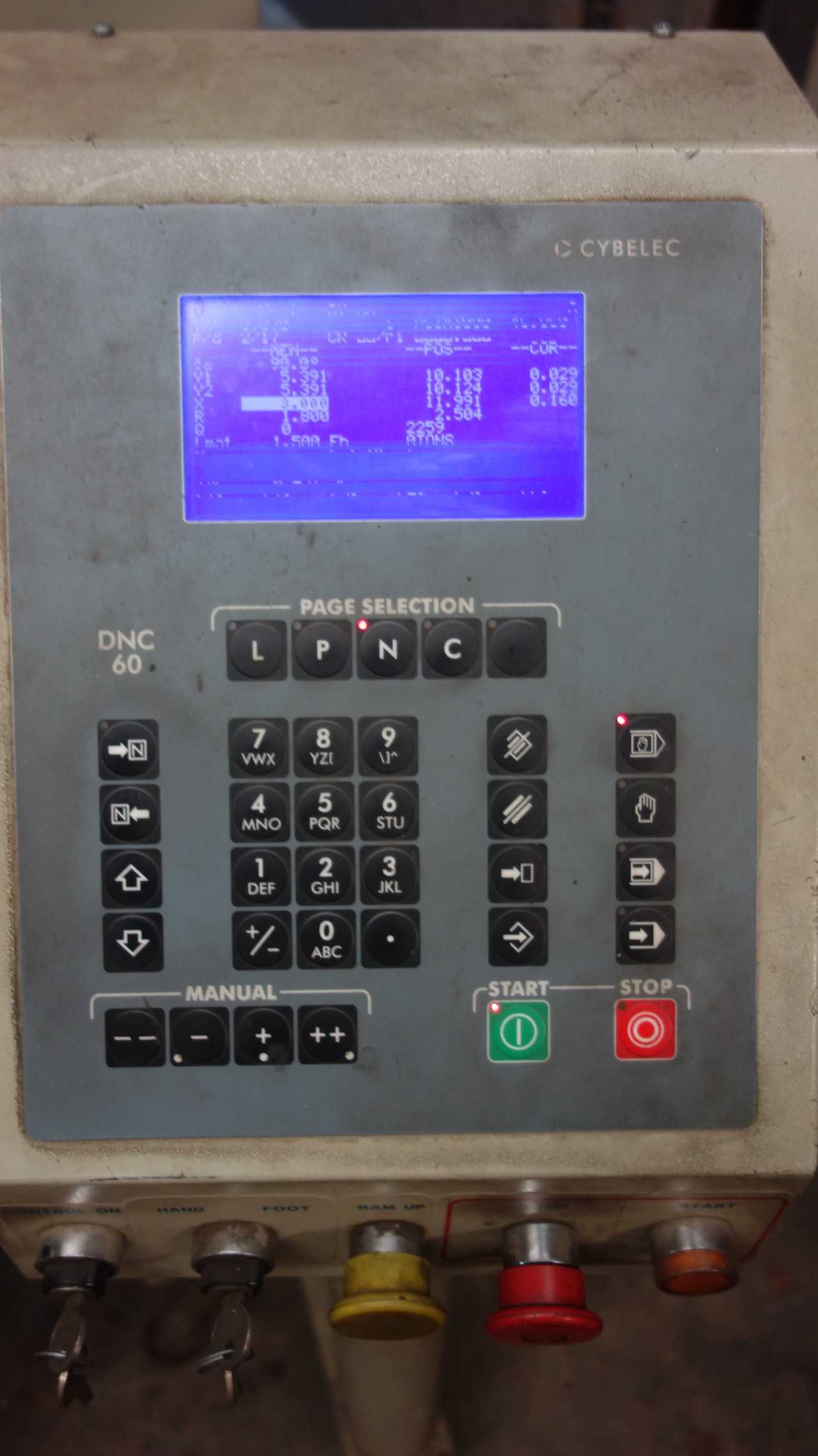 PREMIER 870-2 70 TON HYDRAULIC PRESS BRAKE, SPARE BACK GAUGES INCLUDED BUT NOT PICTURED - PRESS BRAKES