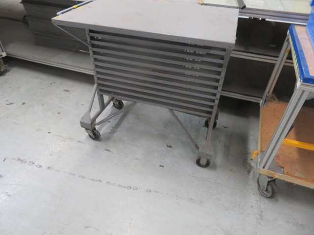 Metal Carts on Wheels, (4) Lot - MISCELLANEOUS