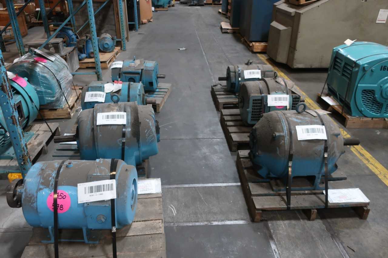 LOT OF 7 ASSORTED ELECTRICAL MOTORS - ELECTRIC MOTORS