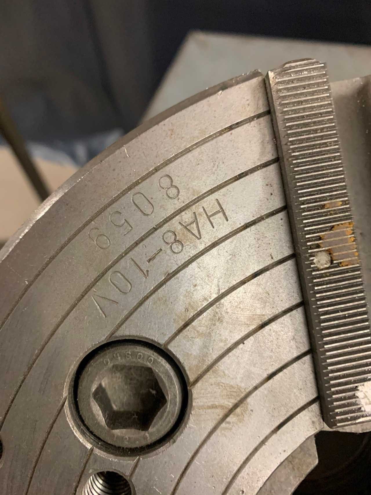 10" 3-Jaw Chuck - LATHE PARTS