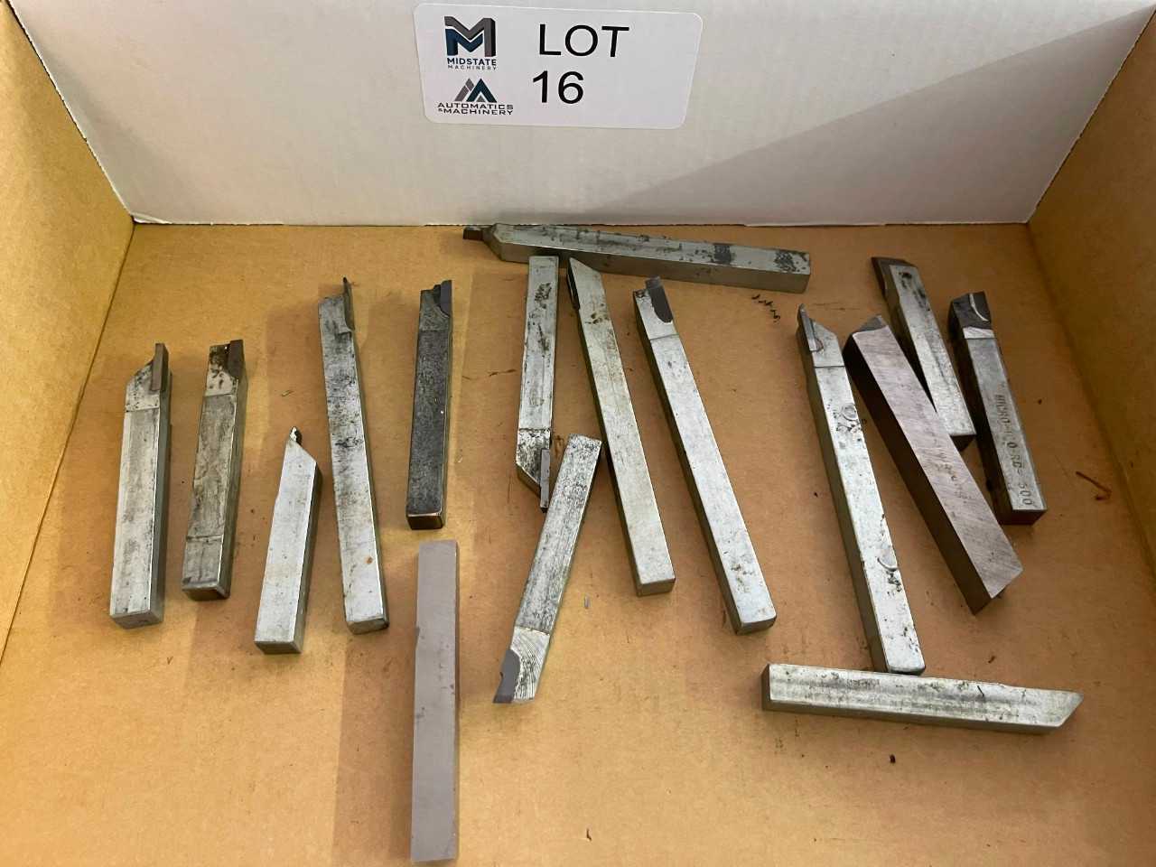 Turning Single Point Tool Bits - MACHINING ACCESSORIES & TOOLING