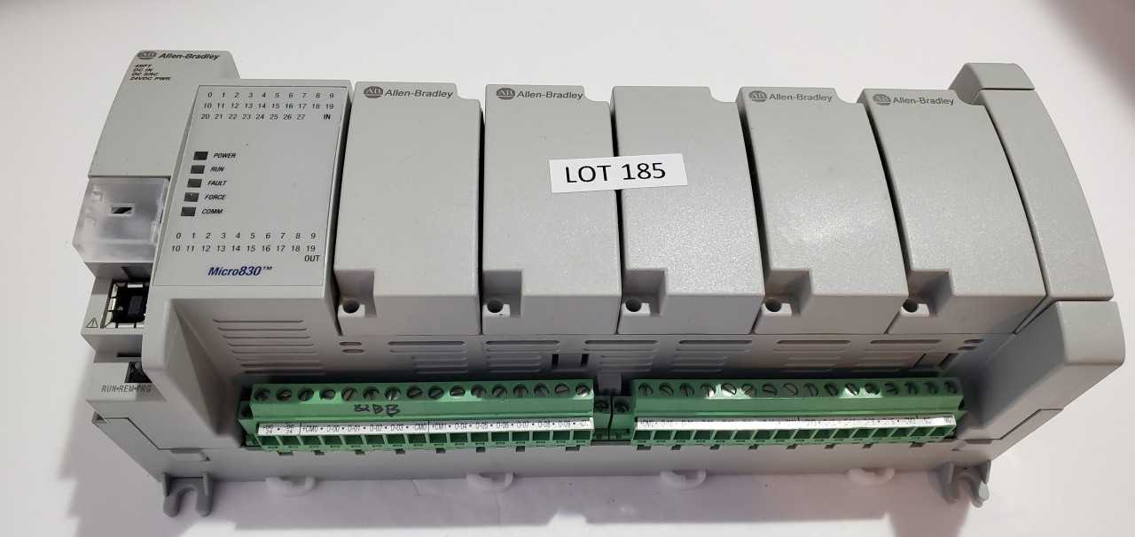 Allen Bradley Micro 830 2080-LC30-48QBB PLC - AUTOMATION & CONTROLS