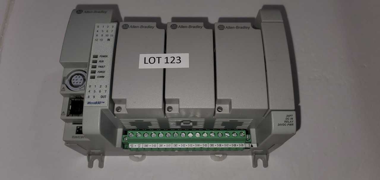 Allen Bradley Micro 830 2080-LC30-24QWB PLC - AUTOMATION & CONTROLS