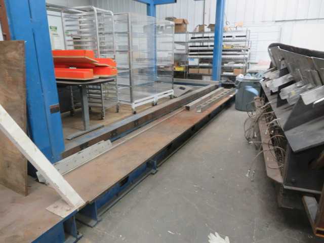 Layout Plate with Frame, 12' X 20' X 6' Thick Approx. - MISCELLANEOUS