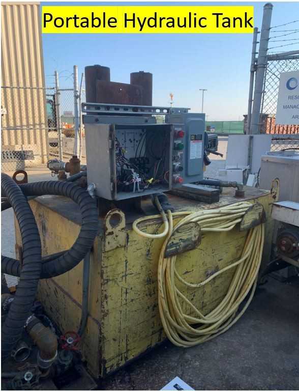Portable Hydraulic Tank - PROCESS EQUIPMENT