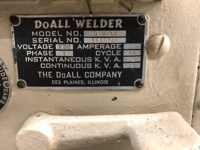 DoAll Bandsaw Metal - METAL SAWS